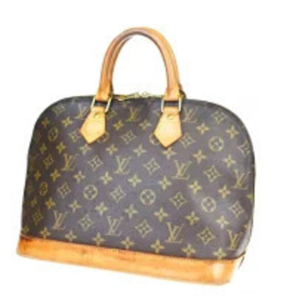Louis Vuitton Alma Handbag Monogram Leather